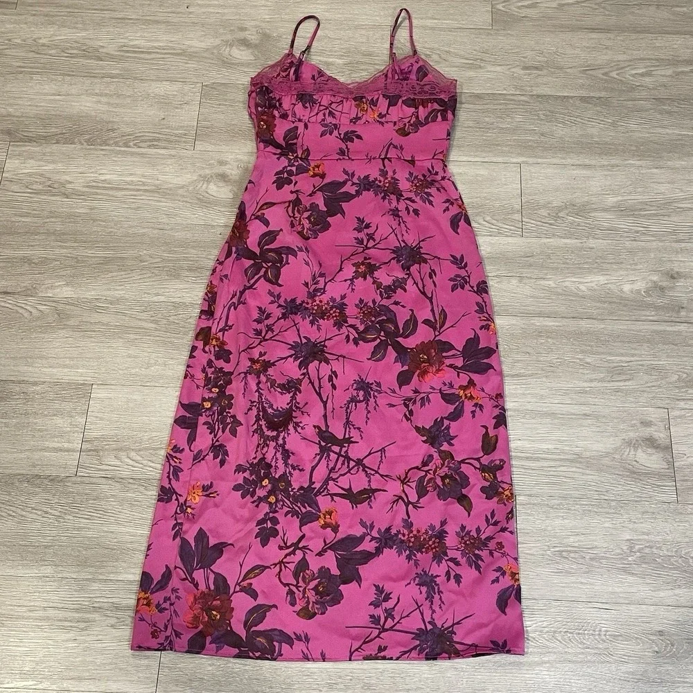 Urban Outfitters Women Floral Slip Dress Romantic Boho Whimsical Medium Festival